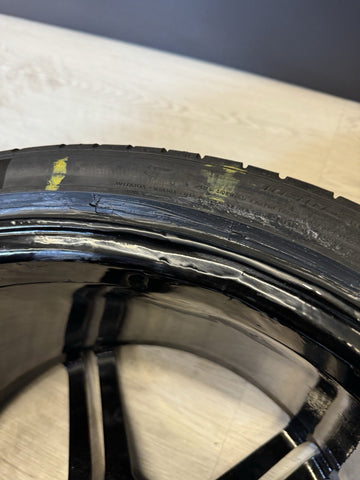 PORSCHE TAYCAN MISSION E REAR WHEEL RIM 21x11.5 ET66 9J1601025AB *Repaired Crack