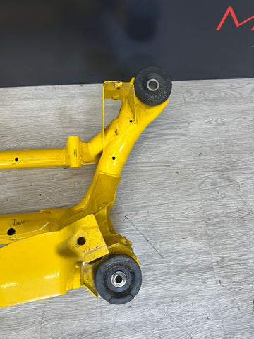 01-06 BMW E46 M3 REAR SUSPENSION SUBFRAME AXLE CARRIER CRADLE YELLOW