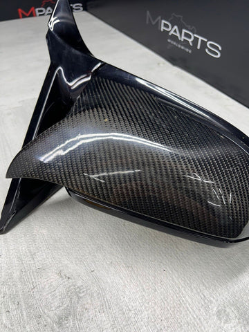 14-20 OEM BMW F22 F23 F87 M2 Right Passenger Mirror Assembly Carbon Fiber Cover