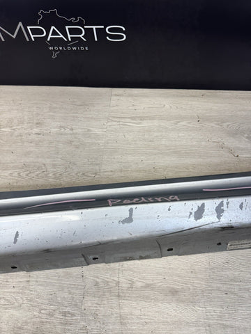 08-13 BMW E92 E93 M3 OEM Right Passenger Side Skirt Rocker Panel Silverstone