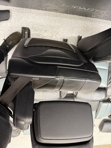 08-13 BMW E93 M3 Convertible Complete Interior Seats Black Silverstone Novillo