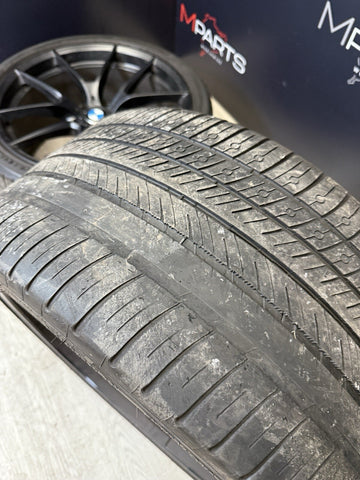 OEM 15-20 BMW F80 F82 F83 F87 M2 M3 M4 CS Wheels Rims Genuine Style 763M Black