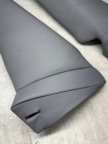 BMW E46 01-05 325ci 330ci M3 Coupe Rear Side Seat Bolsters Grey Gray