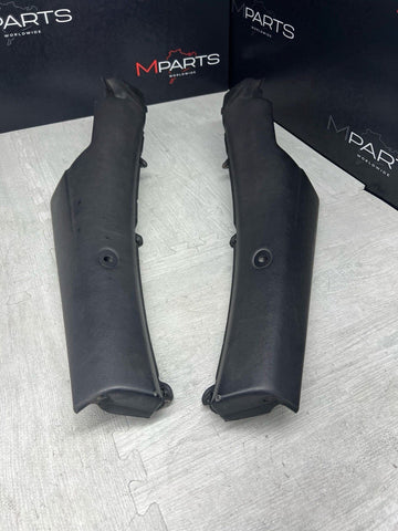 01-06 BMW E46 M3 CONVERTIBLE REAR INTERIOR QUARTER TRIMS COVERS PANELS BLACK