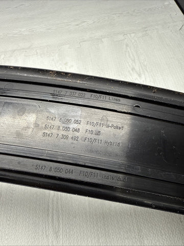 11-18 BMW F10 535i 528i 550i M5 Rear Right Entrance Trim 51478050048