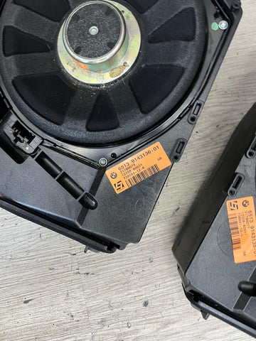 BMW 335 2008 E90 E92 Front Right & Left Under Seat Subwoofer Set 6513-9143136-01