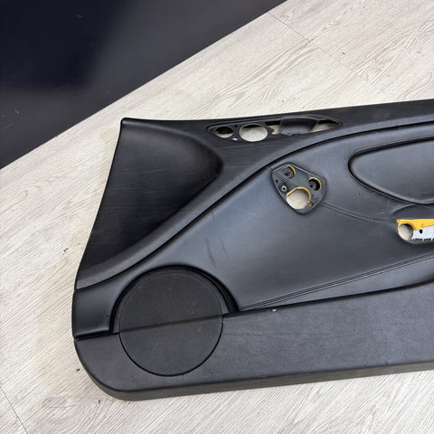 01-06 BMW E46 M3 PASSENGER RIGHT SIDE DOOR PANEL CARD BLACK OEM