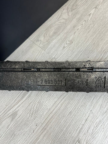 02-06 BMW E46 M3 Factory Front Bumper Rebar Center Styro Foam Support Incomplete