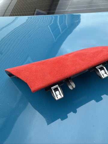 Lamborghini Urus Right Front Trim Panel Red Alcantara Suede 4ML863280B