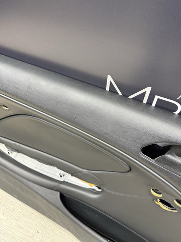 01-06 BMW E46 M3 DRIVER LEFT SIDE DOOR PANEL CARD BLACK OEM