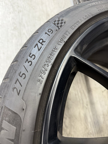 OEM 15-20 BMW F80 F82 F83 F87 M2 M3 M4 CS Wheels Rims Genuine Style 763M Black