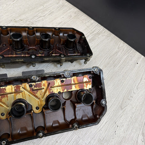 2008-2013 BMW E90 E92 E93 M3 S65 V8 Valve Covers Pair LH RH 7838268 7838267