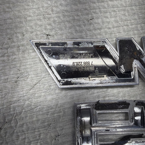 BMW E63 E64 M6 Genuine Rear Trunk Emblem "M6" Lettering Decal Badge 2004-10