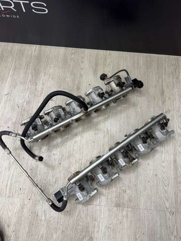 06-10 BMW E60 E63 E64 M5 M6 S85 V10 ITB Throttle Bodies Body Set Complete OEM