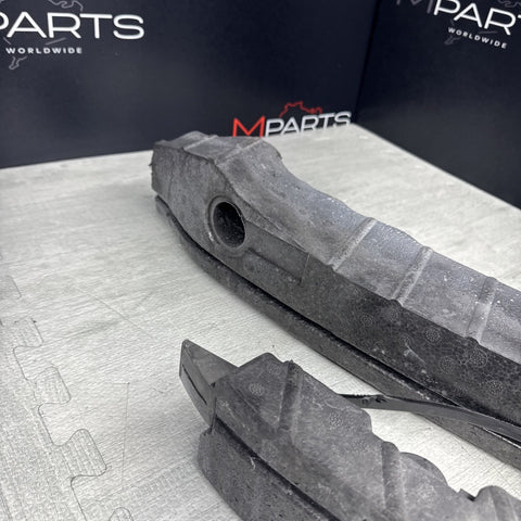 02-06 BMW E46 M3 Front Bumper Rebar Styro Foam Support Complete / Separated