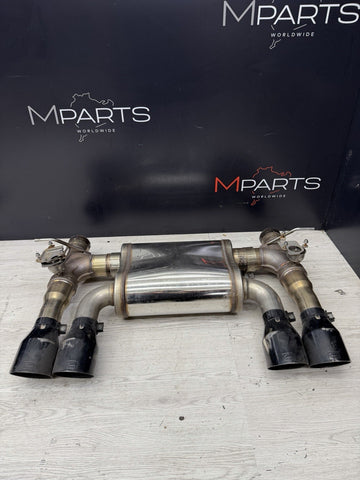 BMW F80 F82 F83 M3 M4 15-20 AWE Switchback Exhaust Muffler Diamond Black