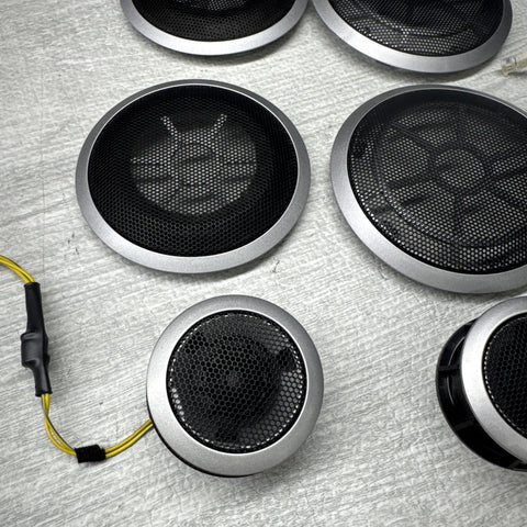 07-13 BMW E92 E93 3-Series 2dr Front Rear Door Individual Speaker Covers Trims