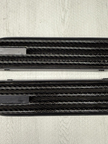 AUTOTECKNIC REPLACEMENT CARBON FIBER FENDER GRILLES GRILLS TRIMS BMW E46 M3