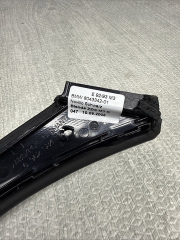 BMW E92 E93 FRONT RIGHT DOOR LEATHER INTERIOR HANDLE COVER 8043342 6962584