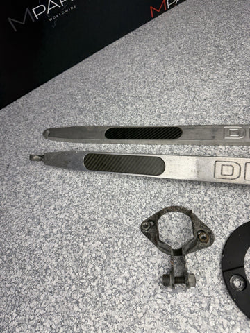 01-06 BMW E46 M3 Dinan Front Rear Strut Braces Center Bar Set *Notes*