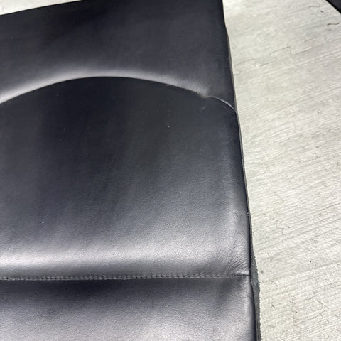 2001-2006 BMW E46 M3 Coupe Rear Top Seat Black Napa Leather OEM *Notes*