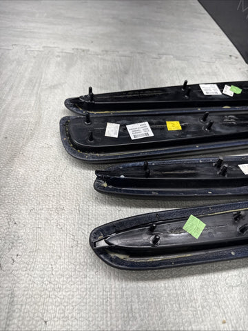 01-06 BMW OEM E46 M3 Coupe Trim Armrest Pads Set Black 8238622