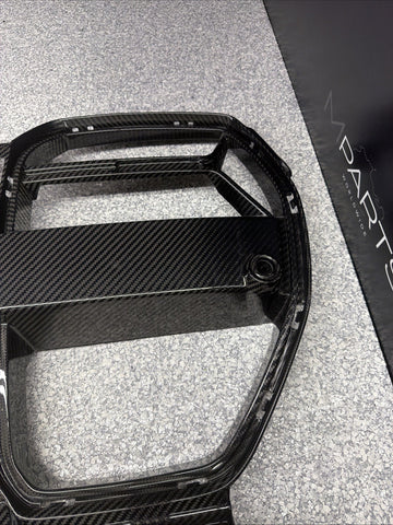 NEW 21-26 BMW G80 G82 G83 M3 M4 REAL CARBON FIBER CSL STYLE NOSE GRILL GRILLE