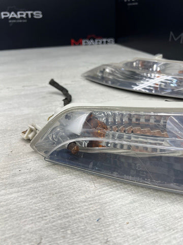 2004-10 BMW E63 E64 645 650 M6 Front Turn Signal Lights Lamps OEM