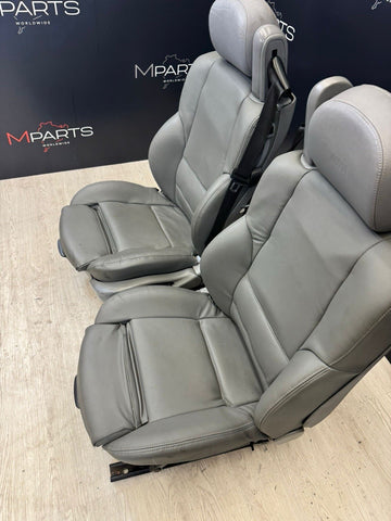 01-06 BMW E46 M3 Convertible Interior Front Heated Seats Grey Gray