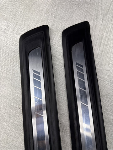 BMW 21-26 G83 M4 Front Side Door Sills Scuff Plates Trim Panels OEM