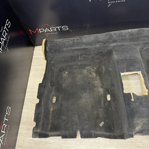 01-06 BMW E46 M3 Coupe Rear Black Floor Carpet Interior OEM