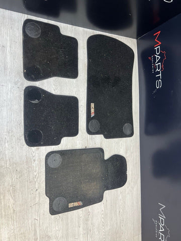 Used Genuine 01-06 BMW E46 M3 Convertible Carpets Floor Mats Black Front & Rear