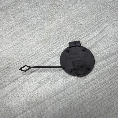 BMW E46 M3 Front Bumper Tow Hook Eye Cover 2695250 OEM Carbon Black