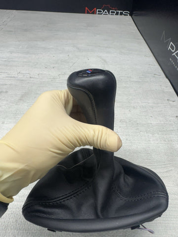 2008-2013 BMW E90 E92 E93 M3 LEATHER SHIFTER shift gear KNOB 6-SPEED ORIGINAL