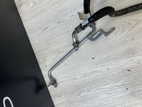 OEM 15-18 PORSCHE MACAN TRANSMISSION OIL COOLER HOSES PIPES LINES SET