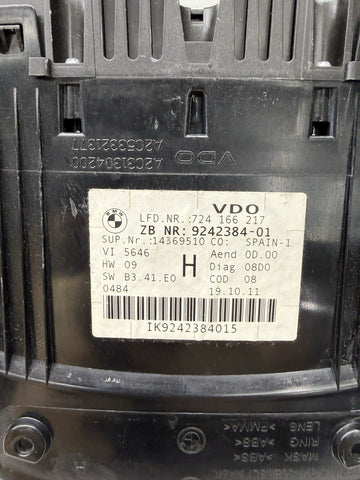 11-13 OEM BMW E92 E93 335is DCT SPEEDOMETER INSTRUMENT CLUSTER