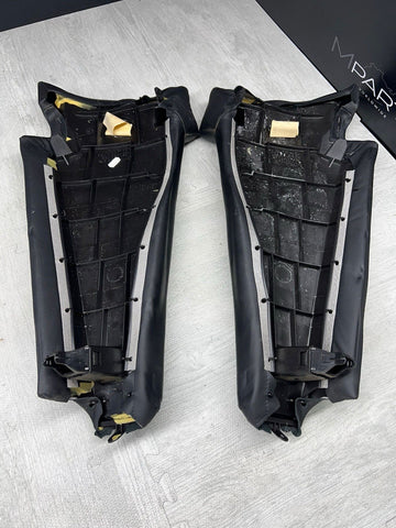 BMW E46 01-05 325ci 330ci M3 Coupe Rear Side Seat Bolsters Black