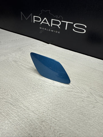 BMW F87 M2 Right Headlight Washer Cap Cover 5111 8062176 OEM Long Beach Blue
