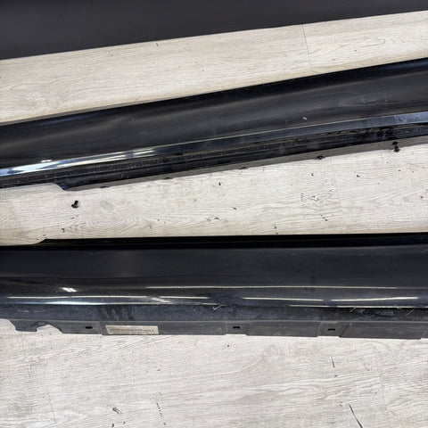 08-13 BMW E92 E93 M3 OEM Right Left Passenger Side Skirt Rocker Panels Black