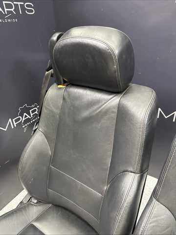 01-06 BMW E46 M3 Convertible Interior Front Heated Seats Black