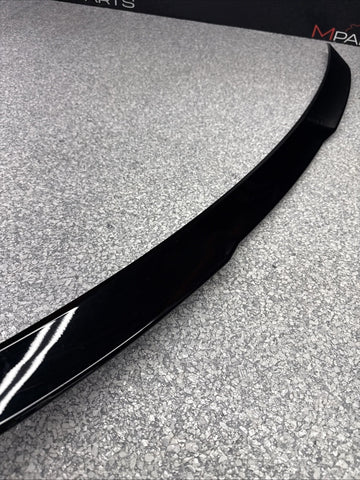 21-26 BMW G82 M4 Coupe Rear Trunk Lip Spoiler Gloss Black 8074910 OEM *Damage