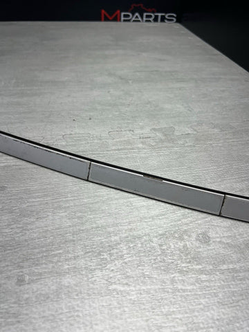 BMW E46 330CI M3 325CI Roof Rails Moldings Trims Titanium Silver Pair Coupe OEM