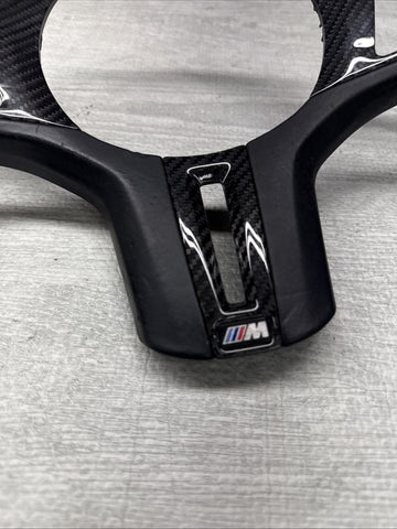 Steering Wheel Carbon Fiber Trim Complete BMW G87 G80 G82 G83 M2 M3 M4 *Chip*