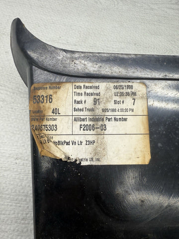 96-02 BMW Z3 M Z3M Front Left Door Panel Storage Tray Bin Pocket Trim Black