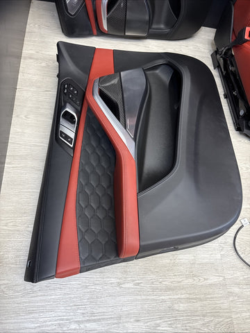 20-25 BMW G06 F96 X6M Original Sakhir Orange Interior Seats Complete