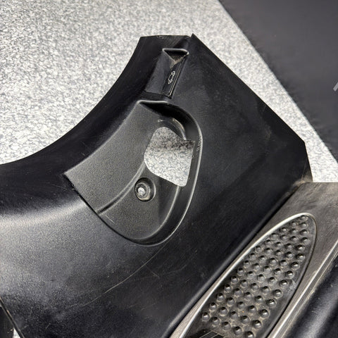 01-06 BMW E46 M3 Left Right Kick Dead Pedals Covers Trims Panels Genuine Black
