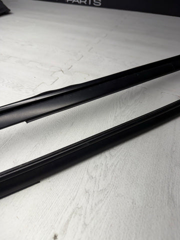 OEM BMW 98-02 Z3 M Z3M COUPE BLACK ROOF TOP DRIP TRIMS MOLDINGS COVERS