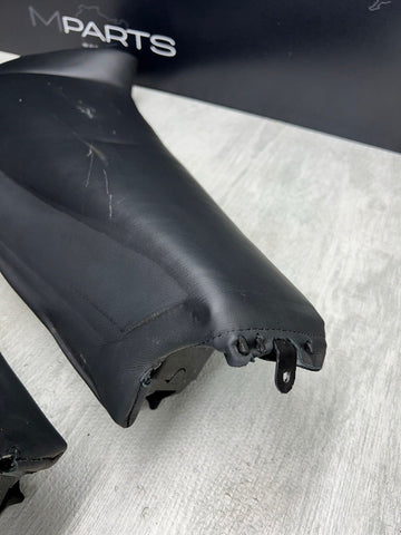 BMW E46 01-05 325ci 330ci M3 Coupe Rear Side Seat Bolsters Black