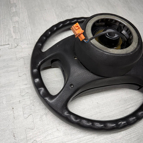 87-93 BMW M3 318i 325i E30 Leather Steering Wheel 4-Spoke 1156363 OEM