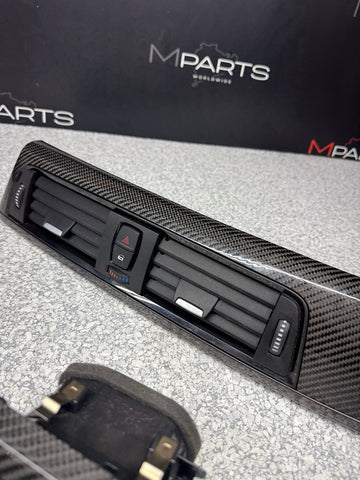 15-20 BMW F80 F82 M3 M4 Carbon Fiber Interior Dash Dashboard Trim Set OEM *Peel